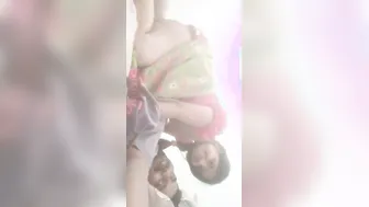 Newly Married Wife Riding Her Husband Hard In Honeymoon Night