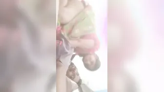 Newly Married Wife Riding Her Husband Hard In Honeymoon Night