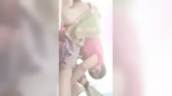 Newly Married Wife Riding Her Husband Hard In Honeymoon Night