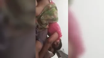 Newly Married Wife Riding Her Husband Hard In Honeymoon Night