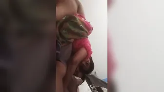 Newly Married Wife Riding Her Husband Hard In Honeymoon Night