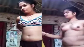 Village Girl Bathing Naked Caught In Leaked Private Homemade