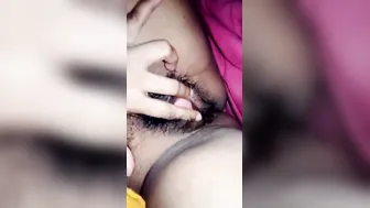 Village Girl Pulling Her Top Down Revealing Her Massive Boobs