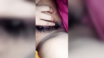 Village Girl Pulling Her Top Down Revealing Her Massive Boobs