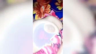 Village Girl Pulling Her Top Down Revealing Her Massive Boobs