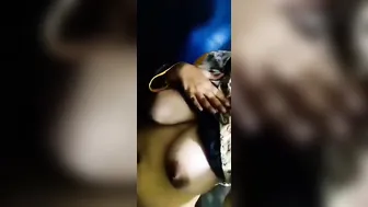 Desi Babe Flaunting Her Big Boobs Teasing Me On Camera