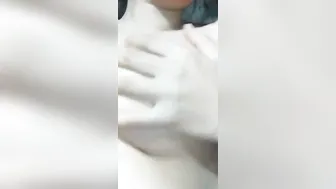 Shy Girl In Glasses Tasting His Load After Playing With Herself