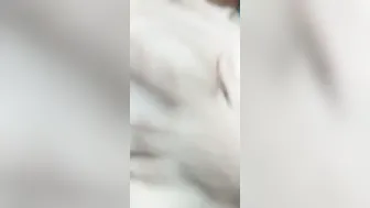 Shy Girl In Glasses Tasting His Load After Playing With Herself
