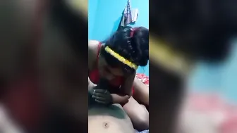 GF On Her Knees Giving Sloppy Blowjob And Handjob