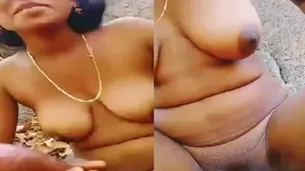 Village Wife Riding Hard Outdoors Caught On Leaked Desi Mms