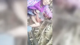 Desi Girl Getting Her Boobs Pressed Hard Inside A Rural Hut