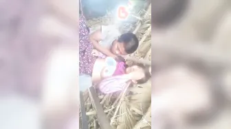 Desi Girl Getting Her Boobs Pressed Hard Inside A Rural Hut