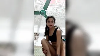 College Babe Spreading Her Legs Revealing Her Tight Wet Pussy