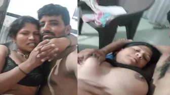 Village Bhabhi Getting Pounded Hard Showing Her Natural Hairy Bush