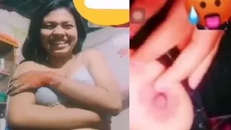 My GF Stripping Naked On Video Call Just For Me