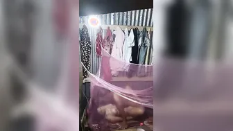Village Couple Fucking Inside Mosquito Net Late At Night