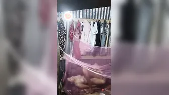 Village Couple Fucking Inside Mosquito Net Late At Night