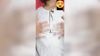 Beautiful Babe Exposing Perky Boobs On Steamy Video Call Sex