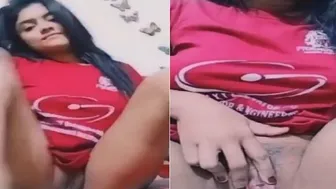 Beautiful Babe Fingering Wet Pussy For Whatsapp Leaked Video
