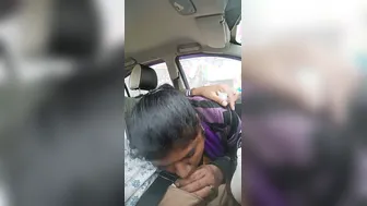 South Indian Aunty Sucking Cock Inside Car Caught On Camera