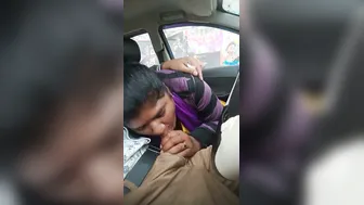 South Indian Aunty Sucking Cock Inside Car Caught On Camera