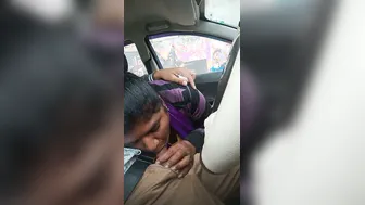 South Indian Aunty Sucking Cock Inside Car Caught On Camera