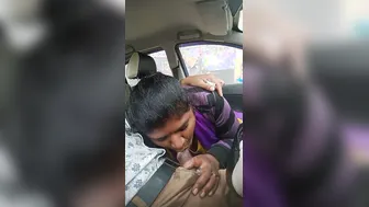 South Indian Aunty Sucking Cock Inside Car Caught On Camera