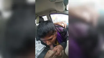 South Indian Aunty Sucking Cock Inside Car Caught On Camera
