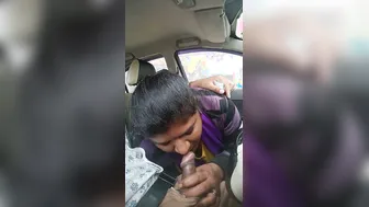 South Indian Aunty Sucking Cock Inside Car Caught On Camera