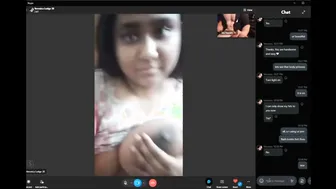 Desi Babe Playing With Her Massive Natural Boobs Just For Me
