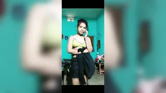 Bengali GF Showing Off Her Boobs For Lover On Phone