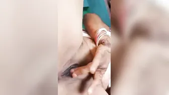 Village Wife Playing With Her Big Tits And Pussy On Camera