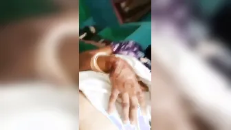 Village Wife Playing With Her Big Tits And Pussy On Camera