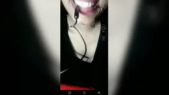 Slim Babe Flashing Her Tits On Video Call With Her Boyfriend