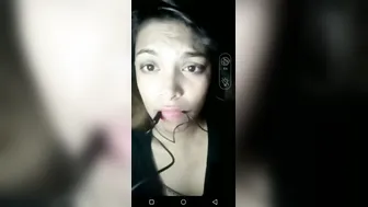 Slim Babe Flashing Her Tits On Video Call With Her Boyfriend
