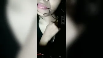 Slim Babe Flashing Her Tits On Video Call With Her Boyfriend