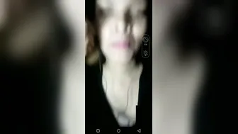 Slim Babe Flashing Her Tits On Video Call With Her Boyfriend