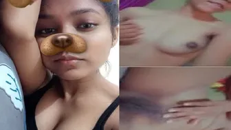 College Slut Rubbing Her Naked Pussy Getting Off Alone In Her Room