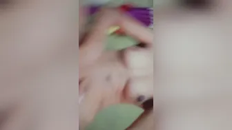 College Slut Rubbing Her Naked Pussy Getting Off Alone In Her Room