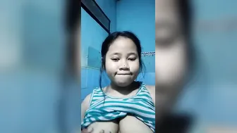 Busty Assamese Babe Going Topless Teasing Her Big Melons On Cam