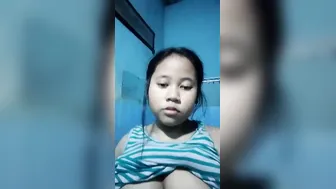 Busty Assamese Babe Going Topless Teasing Her Big Melons On Cam