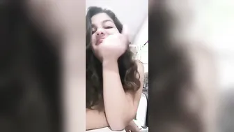 GF Stripping Naked Showing Her Thick Ass And Curves