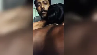 Busty Wife Making Out Topless With Her Man Getting Intimate