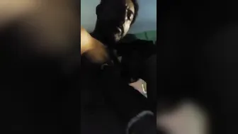 Busty Wife Making Out Topless With Her Man Getting Intimate