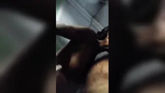 Busty Wife Making Out Topless With Her Man Getting Intimate