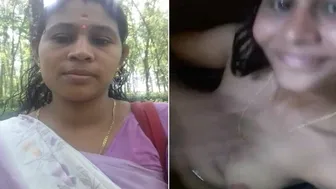 South Indian Babe Bathing Outdoors Caught On Camera Going Viral