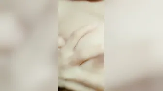 GF Showing Off Her Natural Boobs Teasing Me At Home