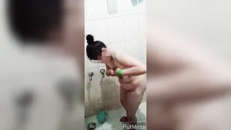 Aunty Bathing Naked Shaving Her Pussy Getting Ready For Lover