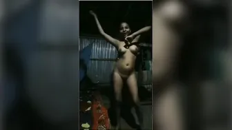 Young Village Girl Showing Off Her Untouched Innocent Curves