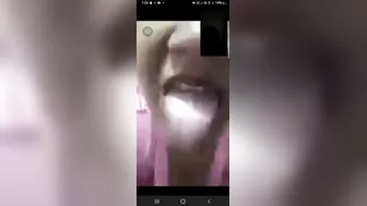 Massaging Mature Aunty Boobs During Our Secret Video Chat